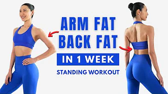 LOSE ARM FAT, BACK FAT in 1 Week | Bra Bulge, Armpit Fat, Flabby Arms Fat
