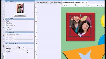 Adding Photos to a Shape in The Print Shop 2.0