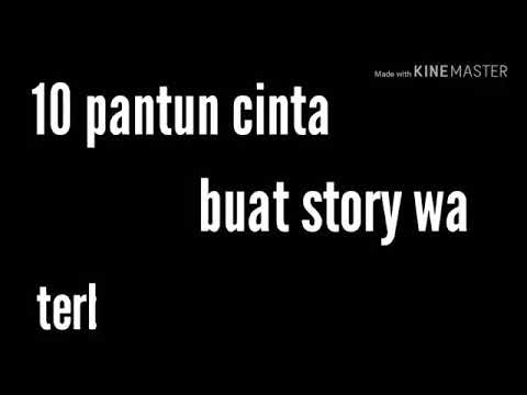 Pantun Cinta Buat Story Wa Keren Youtube