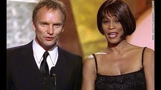 Whitney Houston & Sting Presents Award 'Lauryn Hill Album Of The Year' Grammy Awards 1999