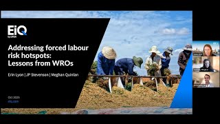 EiQ Webinar |  Addressing forced labour risk hotspots: Lessons from WROs