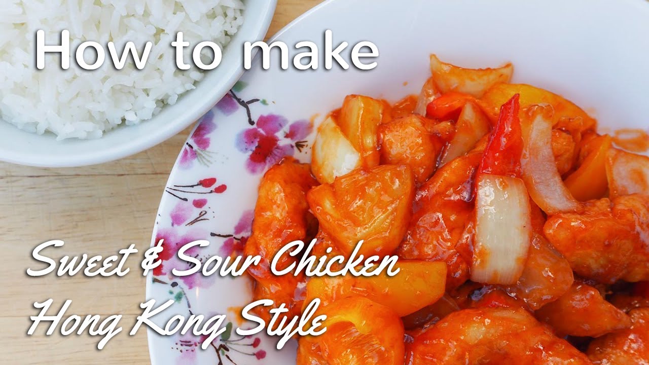 How to cook Sweet & Sour Chicken Cantonese Style | Chinese Recipes For All