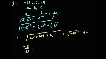 3-Dimensional Geometry, Exercise 11.1, Class XII NCERT, Solutions - Muaz Siddiqui, IIT Kharagpur