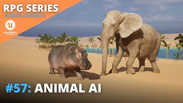Unreal Engine 5 RPG Tutorial Series - #57: Animal AI
