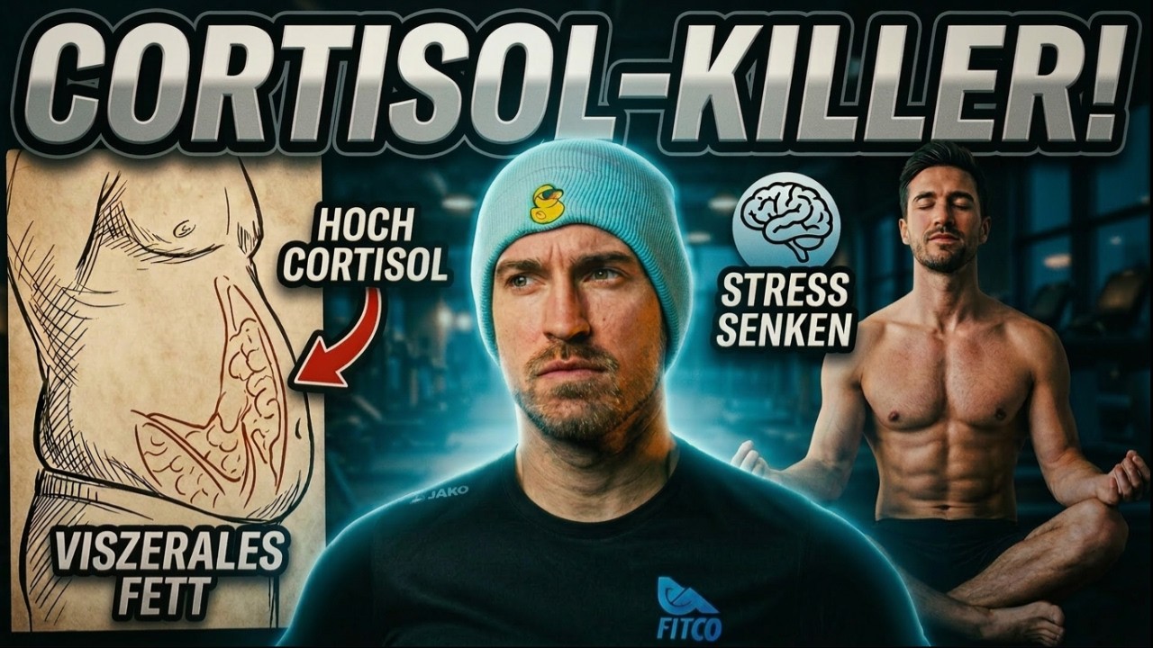 Thumbnail: Cortisol senken | Der einfache Weg zu weniger Bauchfett