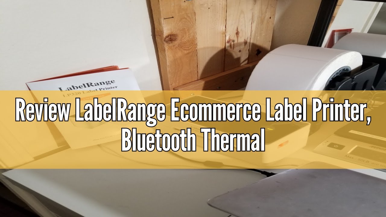 Review LabelRange Ecommerce Label Printer, Bluetooth Thermal Shipping ...