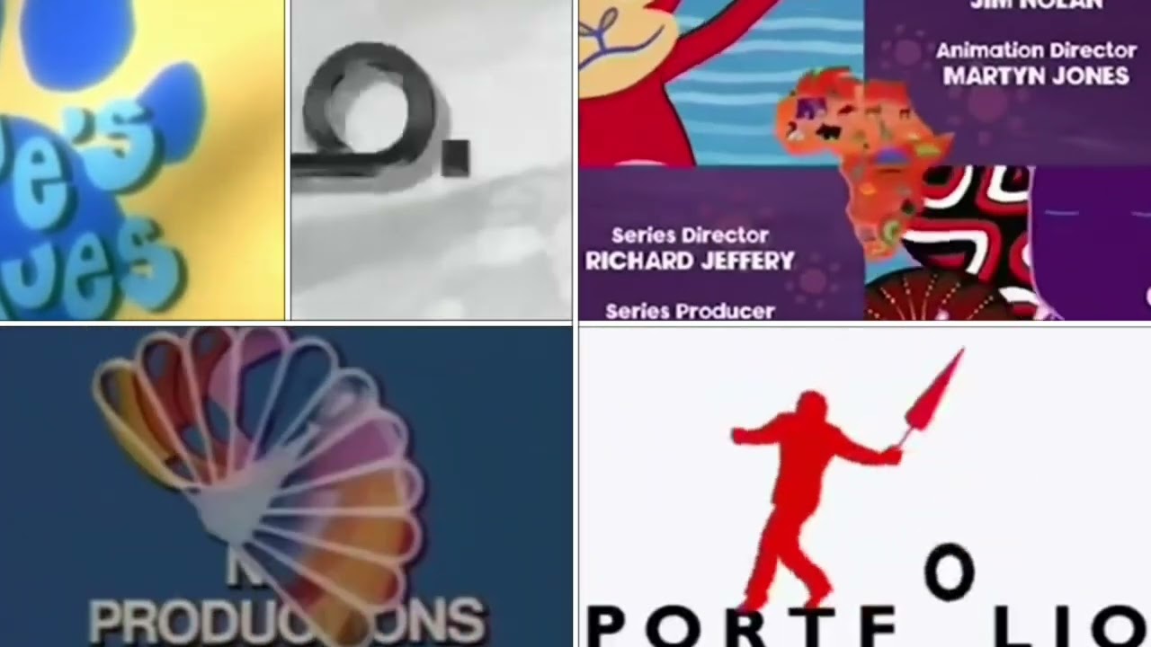 Blue’s Clues, Carl Squared, Full House, PB, Tinga Tinga Tales, What About Mimi Credits Remix