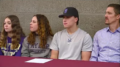 Sam Gladd full interview on signing with Taylor University baseball