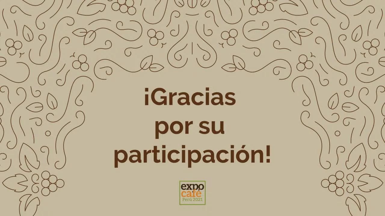 Ceremonia de inauguración de X Expocafe peru 2021