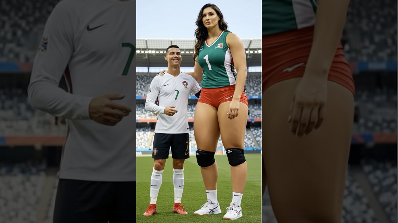 Ronaldo & 2M Tall Girl😍 
