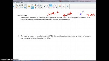 AP Chem Colligative Properties practice questions podcast