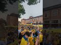 Но ТЦК придёт за тобой: жёлто-синий праздник в немецких городах.