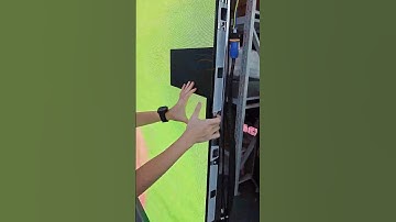 The technician is checking the LED screen wires. #leddisplay #eagerled #ledscreen #ledmodules