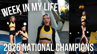 2026 NATIONAL CHAMPIONS | WEEK IN MY LIFE | UNIVERSITY OF IDAHO CHEER