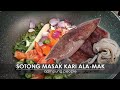 Kari Sotong Ala-Mamak ke Ala Mak | Yg penting masak sotong kejap je tau, kalau terlebih nanti liat 😉