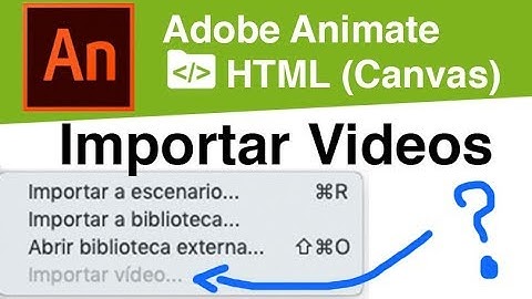 Importar videos html en Adobe Animate