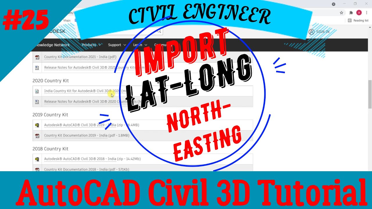 How to import latitude longitude and northing easting into a single