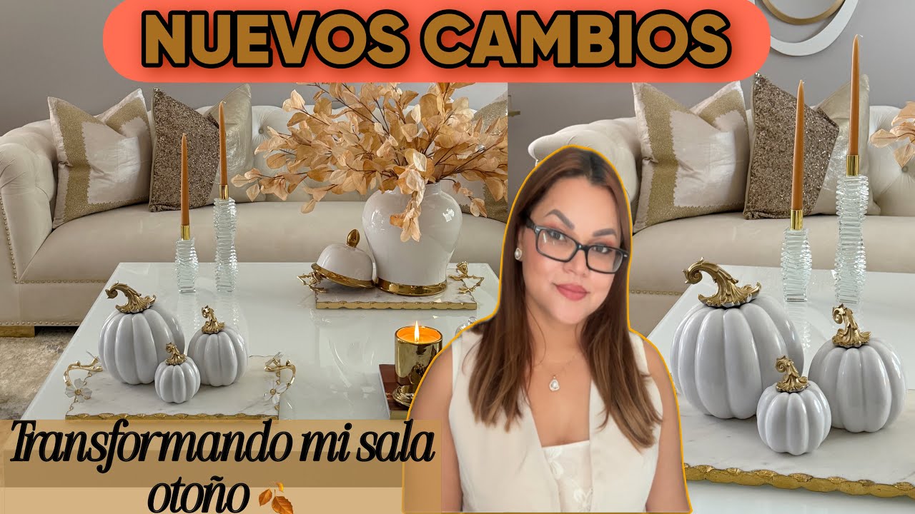 NUEVAS ideas| TRANSFORMANDO mi sala otoño 🍂 2025.