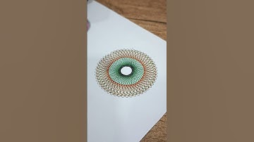 Magical Spirograph Patterns | Satisfying ASMR Art Session! #art #shorts #spirograph #trending #2024