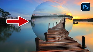 Create Floating Bubble/ Sphere in Photoshop