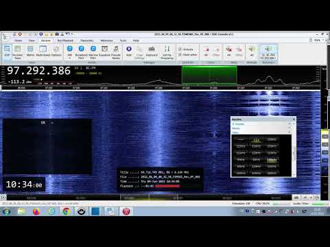 FM DX Es- 090622 0833UTC- 97.3 RTT Radio Monastir (TUN) Kairouan=Al- /Djebel Trozza (kai) 5kW 1513km