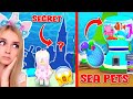 I Found The TOP SECRET LOCATION Of The *NEW* UNDERWATER PETS In Adopt Me!