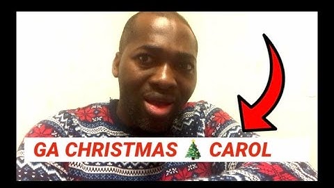 Ga Christmas Song - Miishɛɛ Sane (Ga Christmas Carols)
