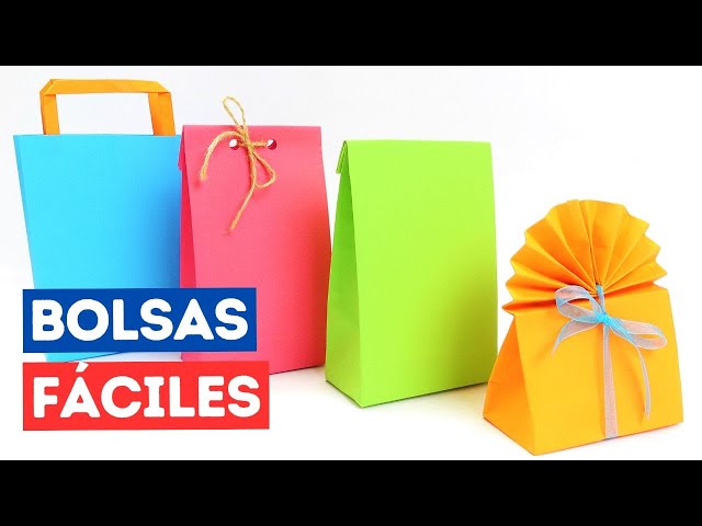 Cómo hacer tu bolsita de papel para envolver un regalo #tutorialbolsas