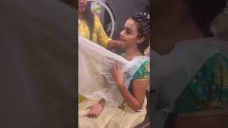 Behind The Scenes L Onam Photoshoot Makeover For Yaami Mazhayethum Munpe Actress Diya Deepan