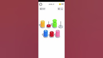 Color Hoop Stack Puzzle Level 27 Walkthrough Solution iOS/Android