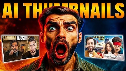 How to Make Killer Thumbnails Using AI | Thumbnail Tutorial | totally free