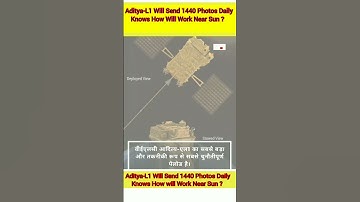 Aditya-L1 Will Send 1440 Photos Daily, Knows How will Work Near Sun ? #adityal1 #isro #science
