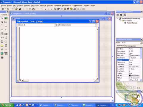 Introducción 1 a visual basic 6 - YouTube