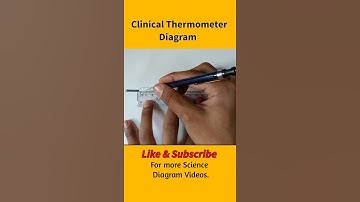 Clinical Thermometer Diagram. #clinicalthermometer #thermometer  #class7
