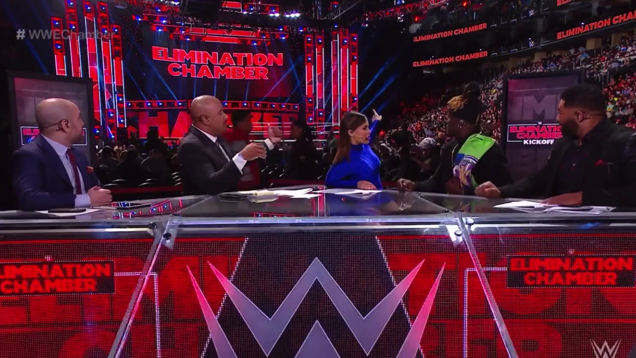 R Truth funny moment on Elimination Chamber Preshow