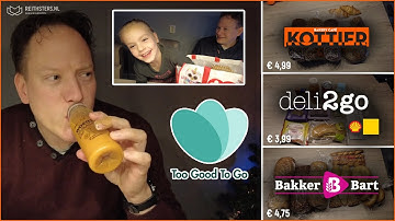 TOO GOOD TO GO - KOTTIER, DELI2GO EN BAKKER BART! - VLOG #319