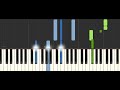 Adagio lara fabian piano midi tutorial accordi synthesia