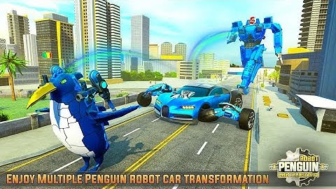 Penguin Robot Car Transform Game || 3D Unity || Best || Latest