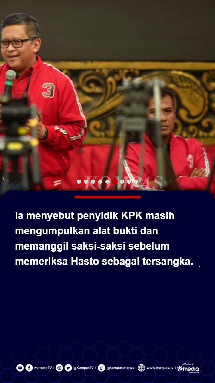 Pesan KPK ke Hasto Kristiyanto: Silakan Mengelak dan Berbohong, tapi Kami Punya Bukti  #kpk #pdip