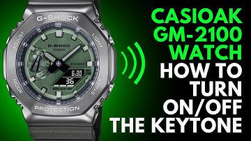 How to turn ON or OFF the Keytone/ Beeping Sound on the Casioak GM-2100