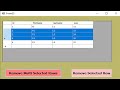 c# tutorial for beginners: Remove selected row and remove multi selected rows in datagridview