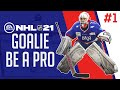 NHL 21: Goalie Be a Pro #1 - "European Start!”