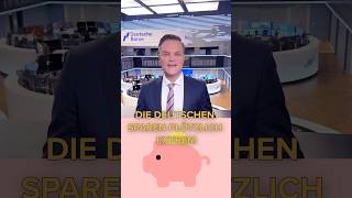 Die Deutschen sparen plötzlich extrem