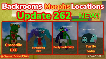 GET ALL MORPHS IN UPDATE 262, ROBLOX BACKROOMS MORPHS  #backrooms #roblox