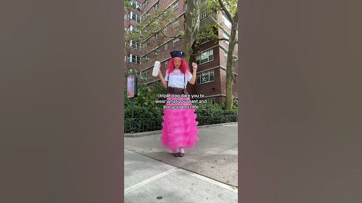 It’s great and you should try it out sometime heheh #nyfw #sustainablefashion #outfitinspo