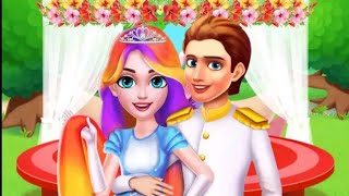 long hair wedding bride salon game screenshot 1