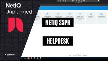 NetIQ Self Service Password Reset (SSPR): Helpdesk