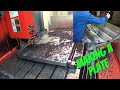 Making of big plate cnc milling