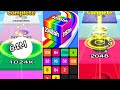 1024K in 8192K tile - Ball Run Infinity vs X2 Blocks vs Jelly Run 2048 (BH Series 3/3) | Max Levels