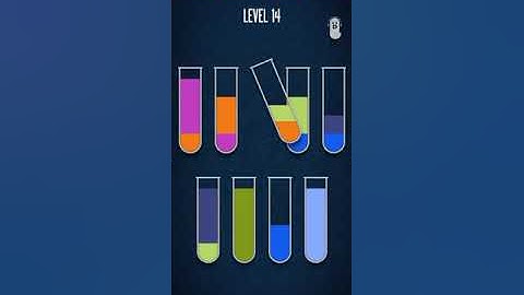Water sort puzzle level 14 gameplay brain challenges games and android game and iso game